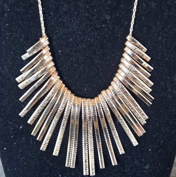 Goldtone Adante statement 20 inch drop necklace. New! - Picture 2 of 5